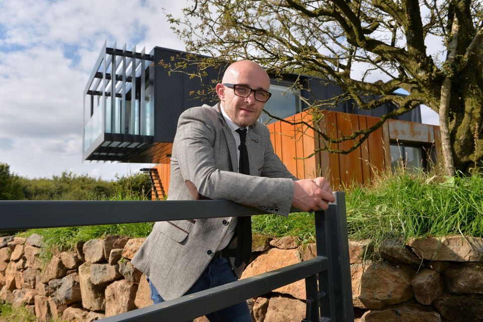 Patrick Bradley's £133k home built from four shipping containers