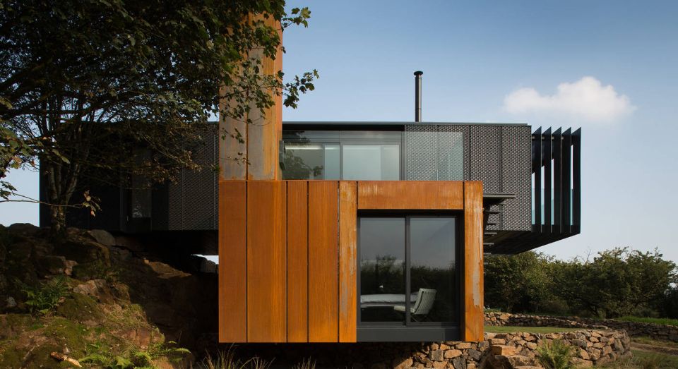 Patrick Bradley's £133k home built from four shipping containers