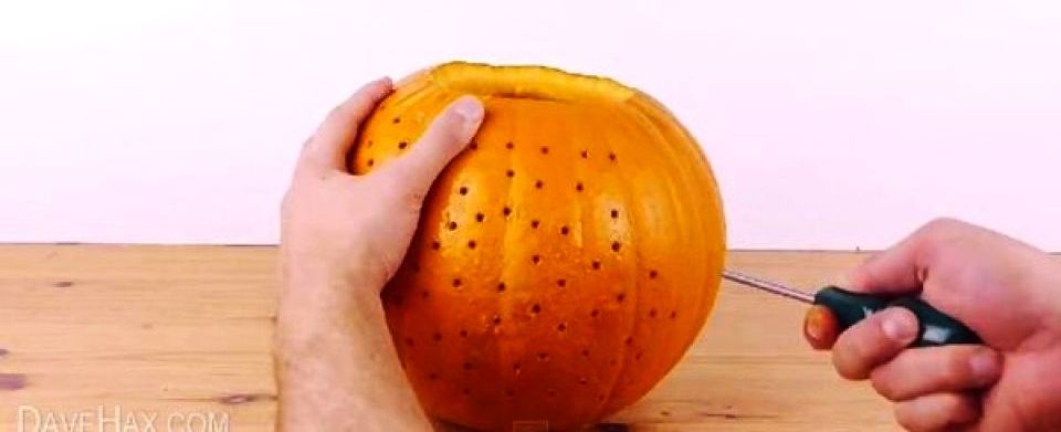 Pumpkin Disco Ball for Halloween