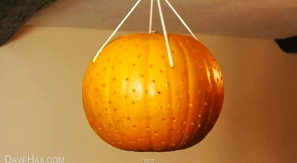 Pumpkin Disco Ball for Halloween