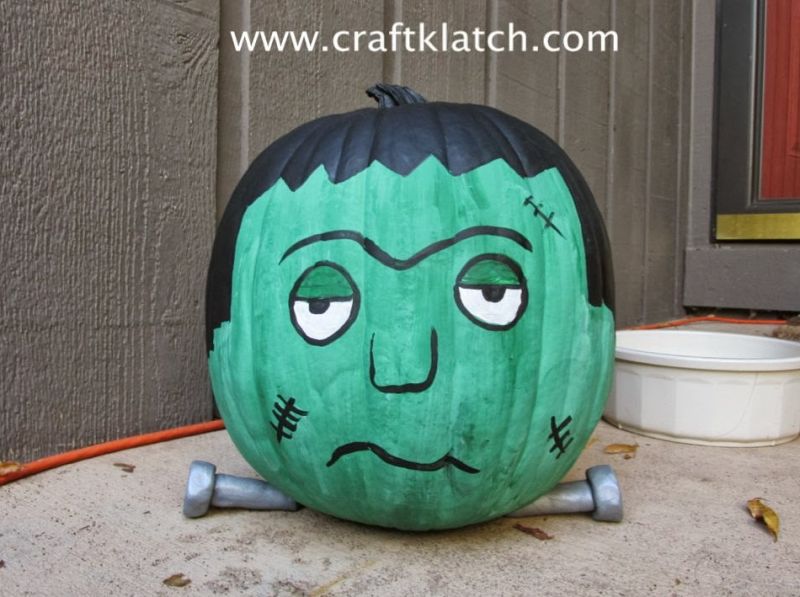 Glass Pumpkin Decorations for Halloween - Craft Klatch