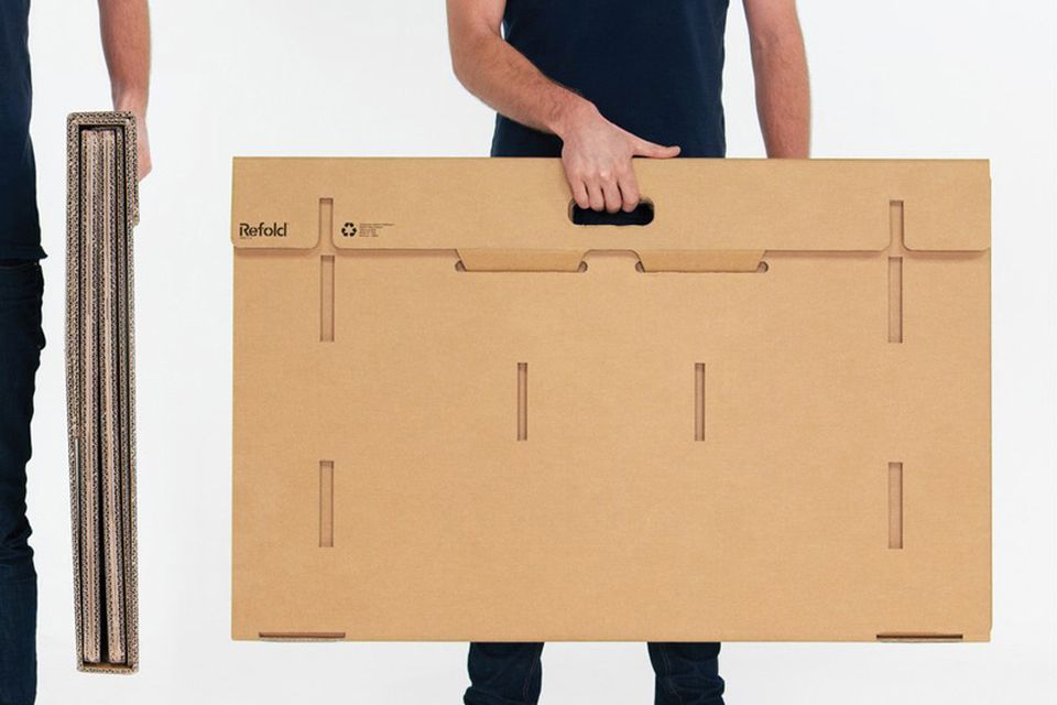 Refold Cardboard Standing Desk