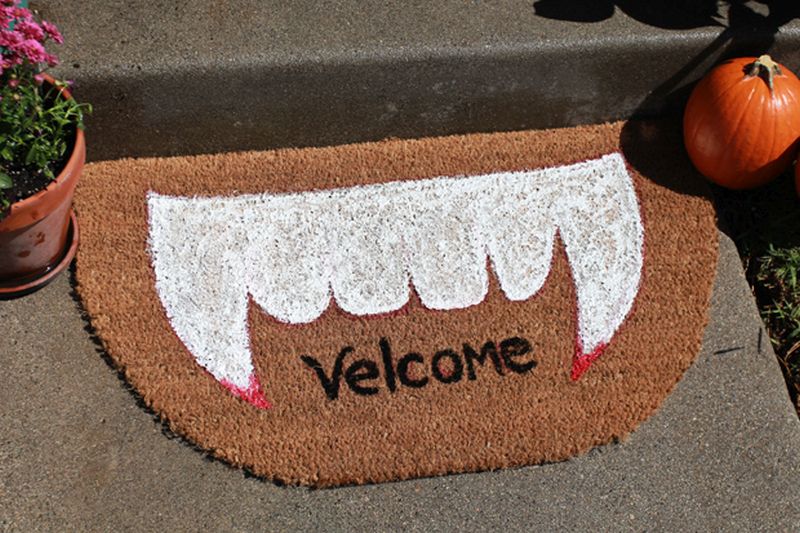 Vampire doormat