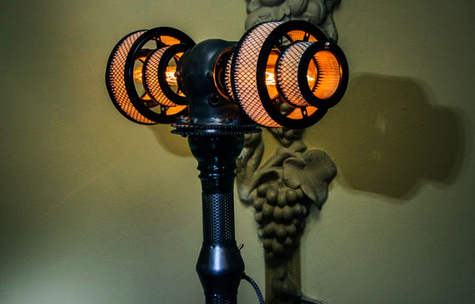 Atlas V16 Steampunk Lamp by Futility Studios