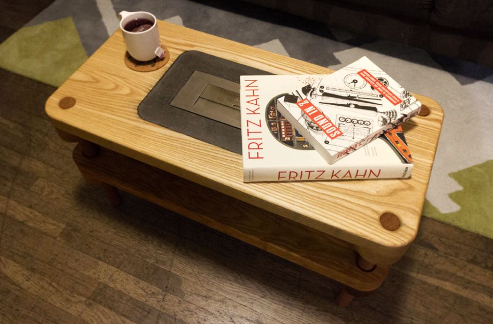 Fireplace Coffee Table