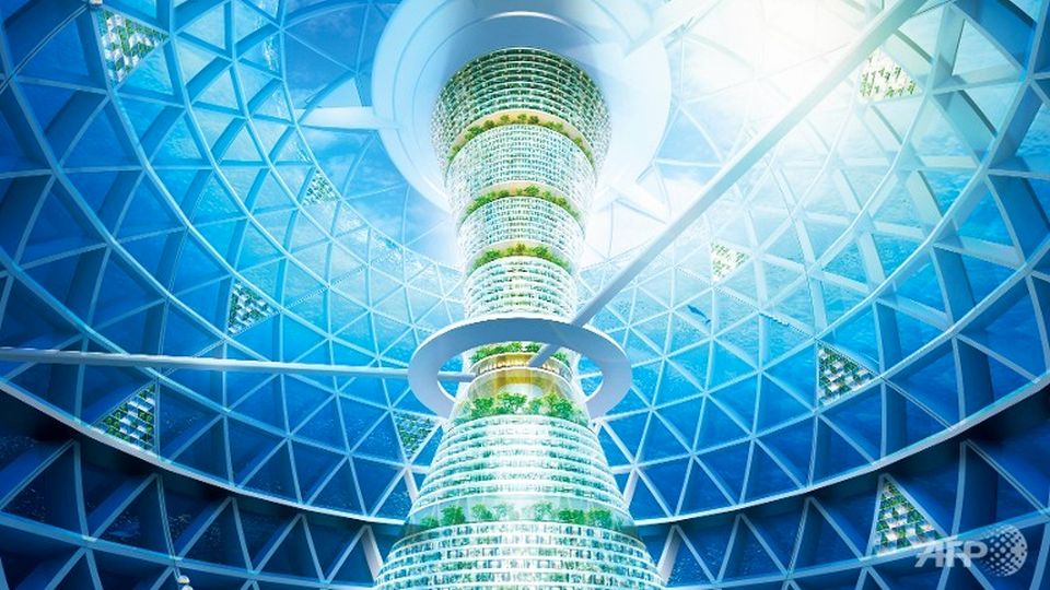 Ocean Spiral Futuristic Underwater City