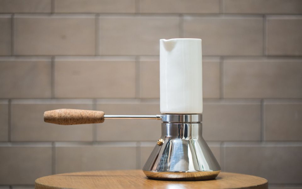 Blue Bottle Coffee Moka Pot by Joey Roth