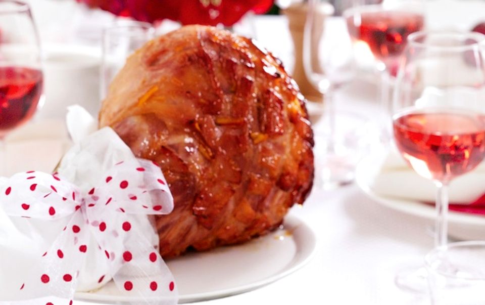 Orange and Ginger Glazed Ham