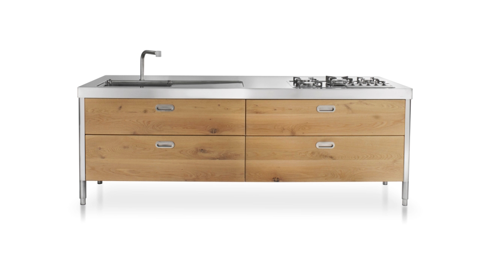 Alpes Inox’s Stainless Steel Kitchen Modules