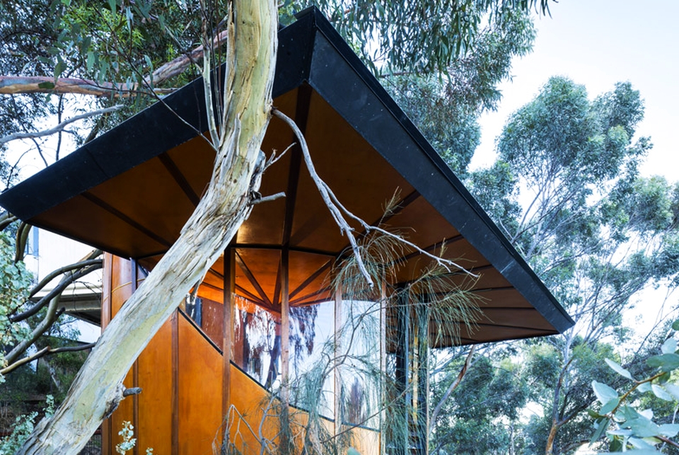 Cylindrical Treetop Studio by Max Pritchard