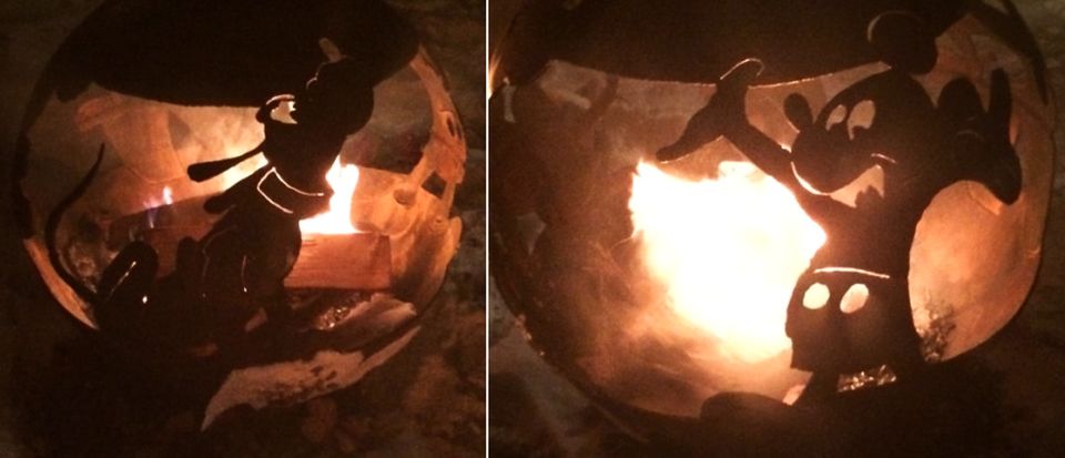 Death Star Fire Pit by 84-Year-Old Grandfather for Granddaughter