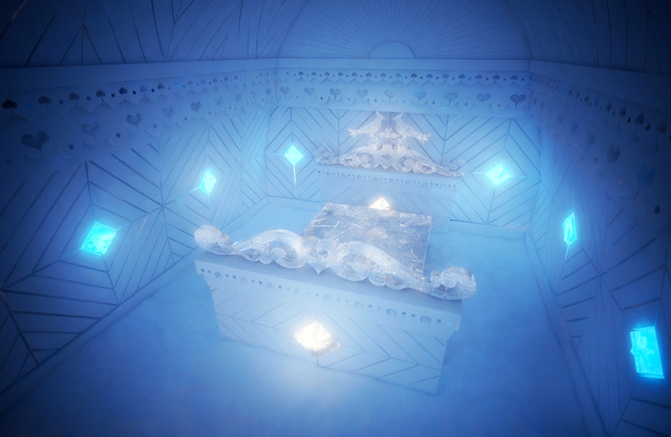 IceHotel in Jukkasjarvi, Sweden