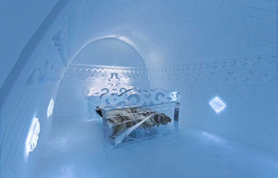 IceHotel in Jukkasjarvi, Sweden