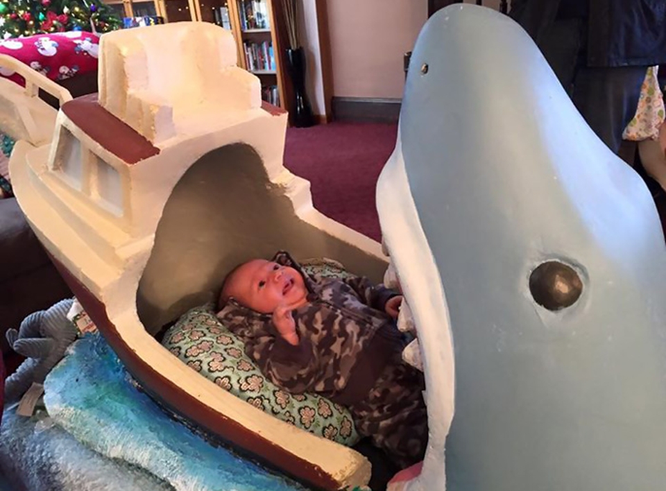 Jaws Baby Crib by Joseph Reginella