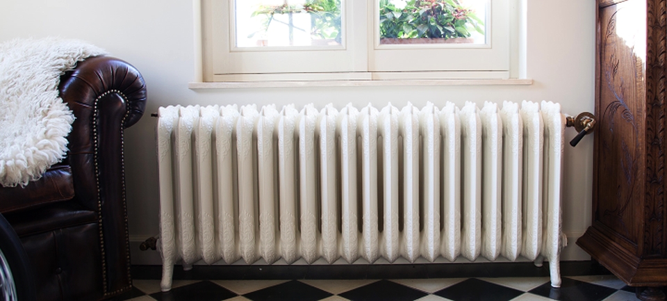 Vintage home radiator for efficiency and beauty