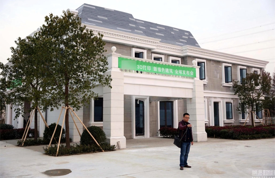 WinSun China 3D prints largest residential buildings