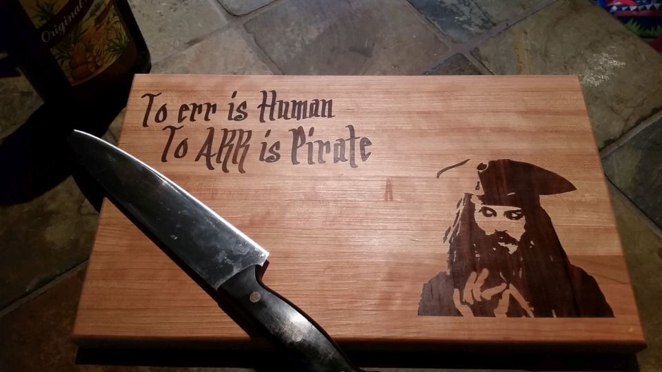 Pirate cutting board