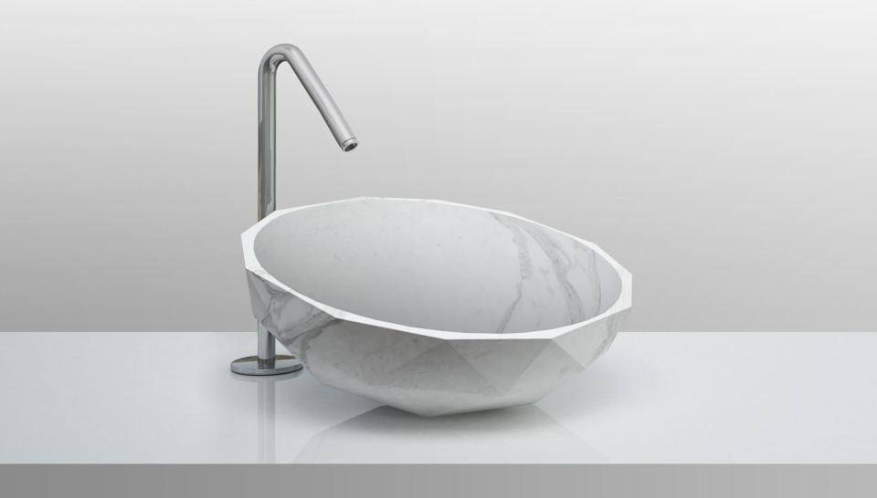 Diamond Washbasin by Paolo Ulian and Moreno Ratti