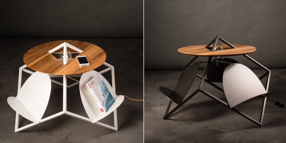 Lightbrary Table by Mickael Koska