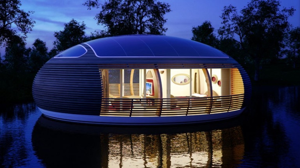 WaterNest 100 Floating Home by Giancarlo Zema