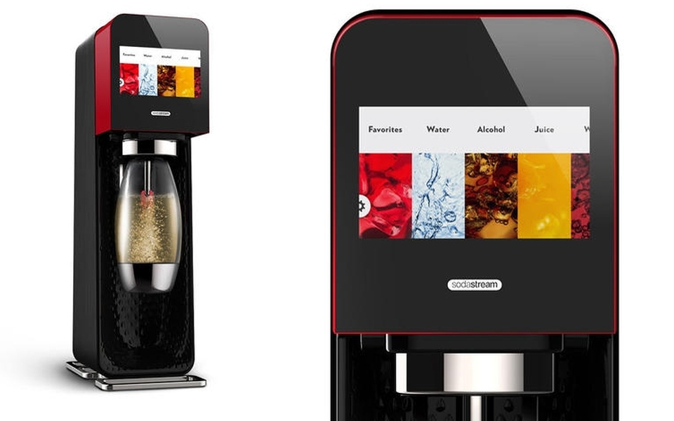 Bluetooth-connected SodaStream Mix by Yves Behar