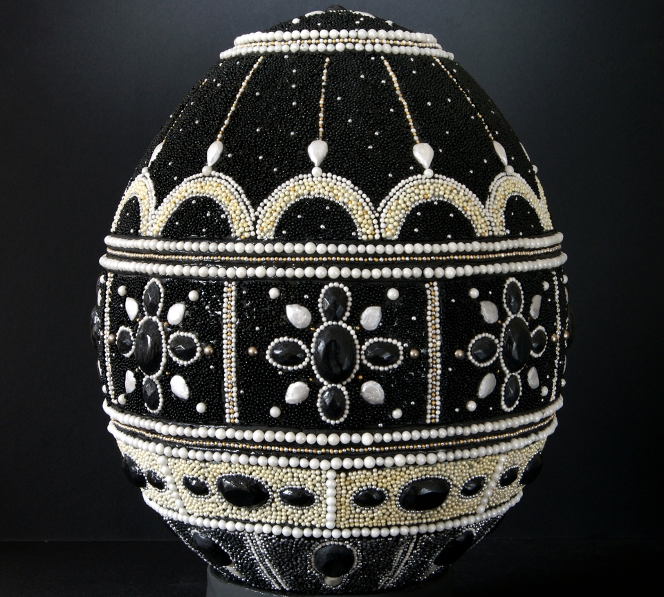 Faberge-inspired Easter Egg made out of Cake