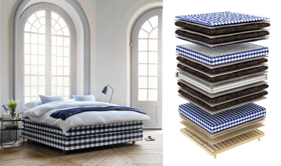 Hastens Auroria Continental-style Bed