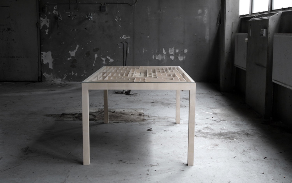 Labyrinth Dining Table by Benjamin Nordsmark