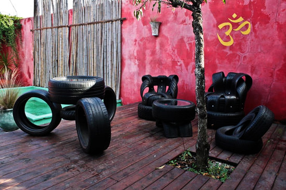 Nine ingenious furniture pieces made from recycled tires