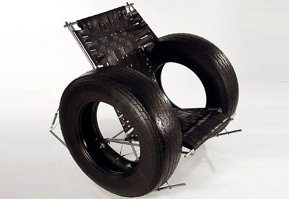 Nine ingenious furniture pieces made from recycled tires