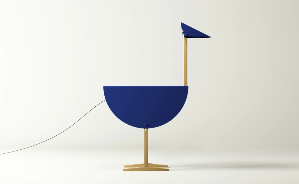 Ostrich Side Table by Mario Tsai