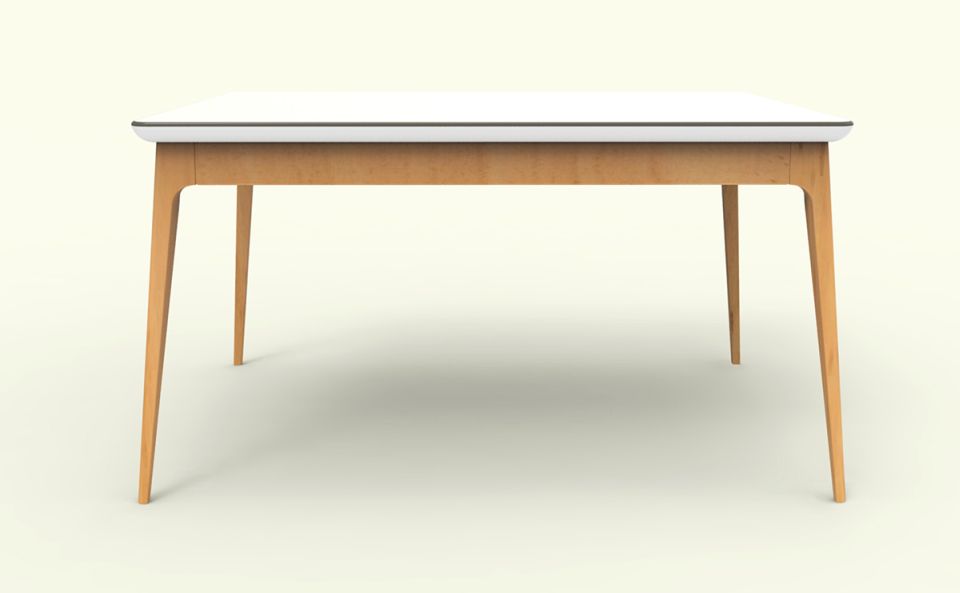 Folding table  which can also be placed inside the sofa-cum-bed