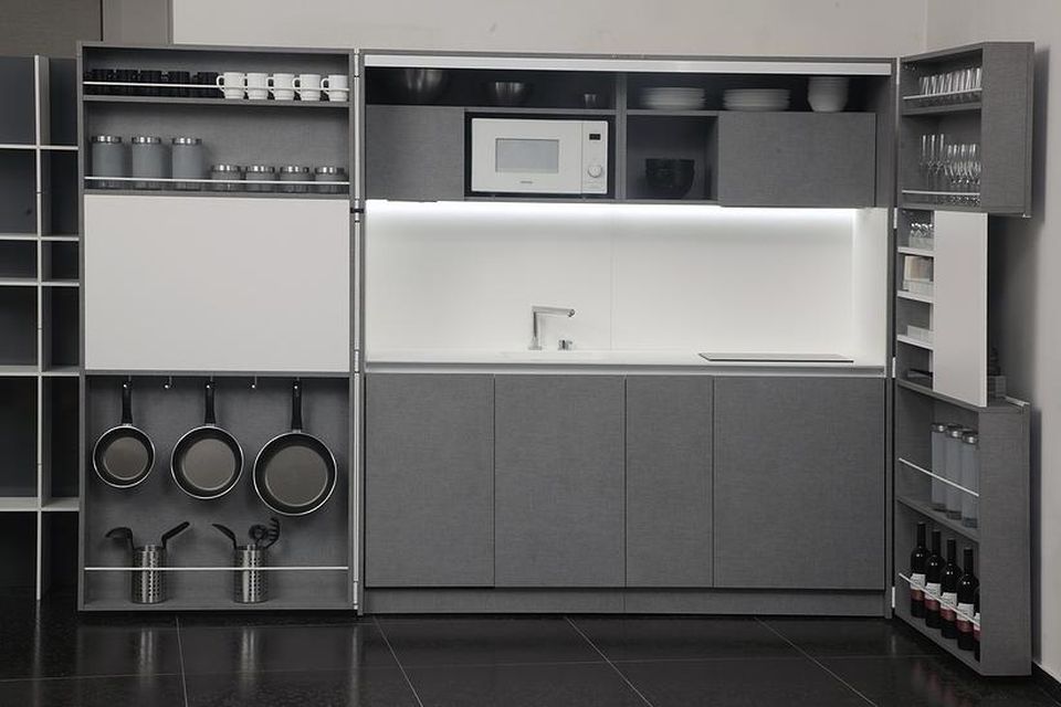 Pia Pop-up kitchen by Dizzconcept - Open 