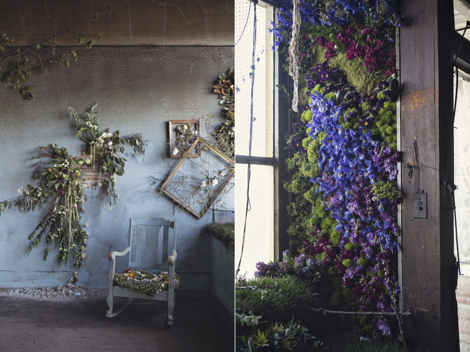 4,000 flowers adorns an abandoned house in Detroit