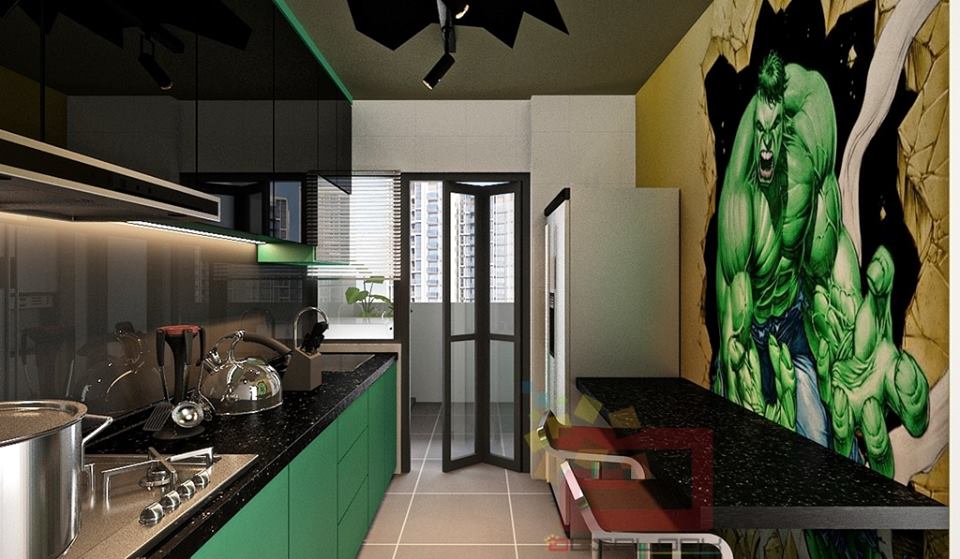 Avengers-themed Apartment