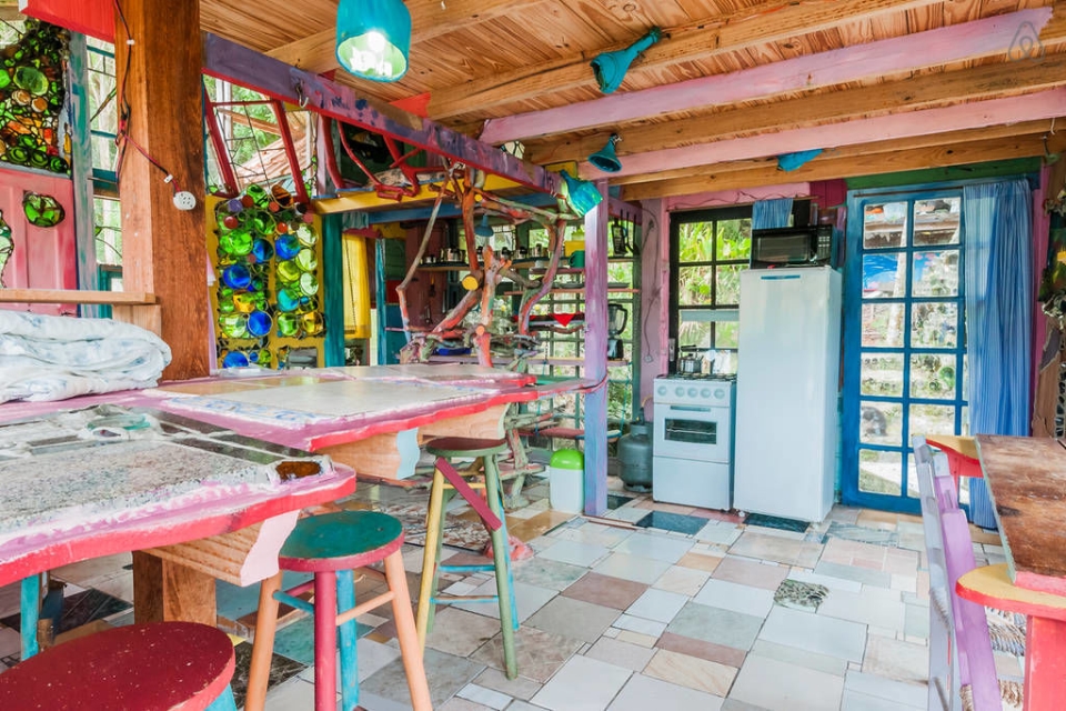 Colorful Treehouse Cabana Floripa in Brazil