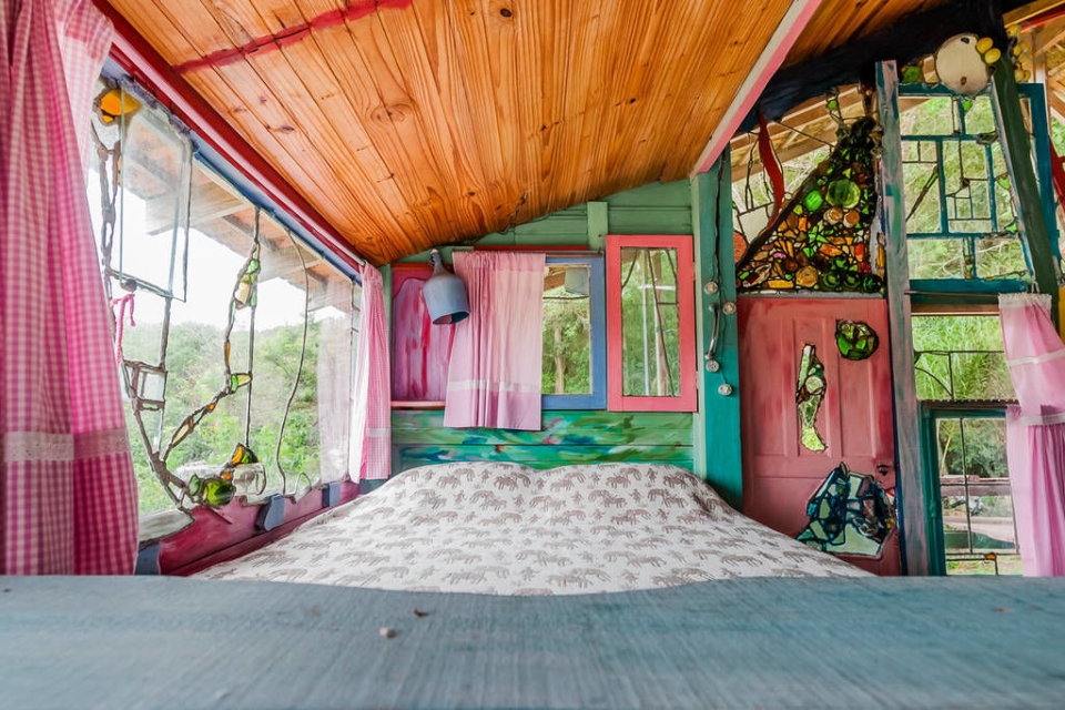 Colorful Treehouse Cabana Floripa in Brazil