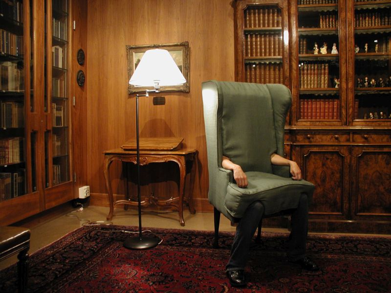 Human Chair by Jamie Isenstein