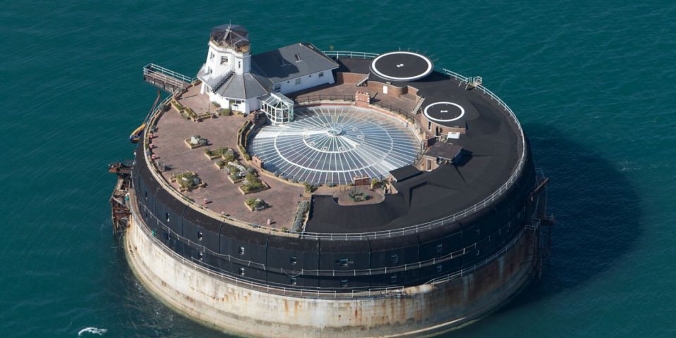 Aerial view of the fort