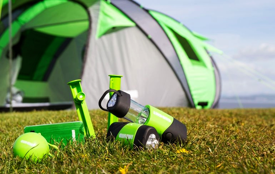 Solar-powered Cinch Pop-up Tent