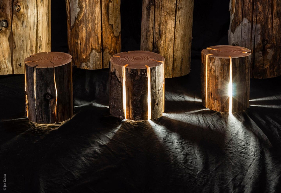 Duncan-Meerding-turns-tree-stumps-into-vessels-for-light