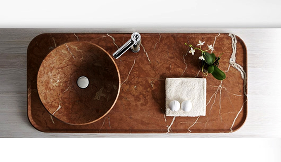 Nabhi bowl-tray sink by Enzo Berti for Kreoo