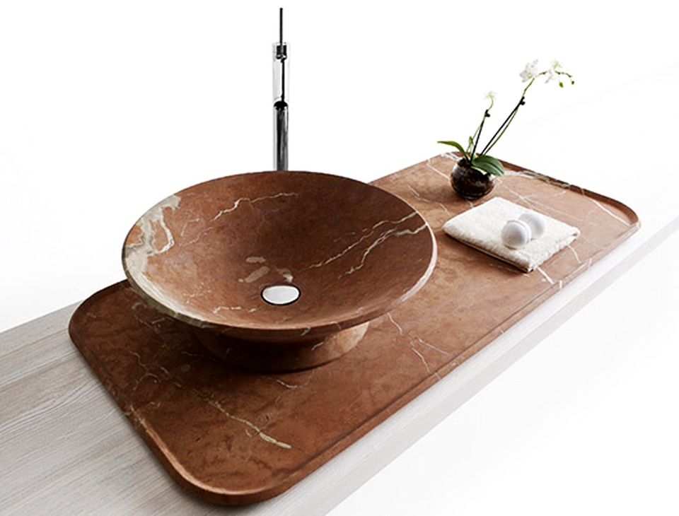 Nabhi bowl-tray sink by Enzo Berti for Kreoo