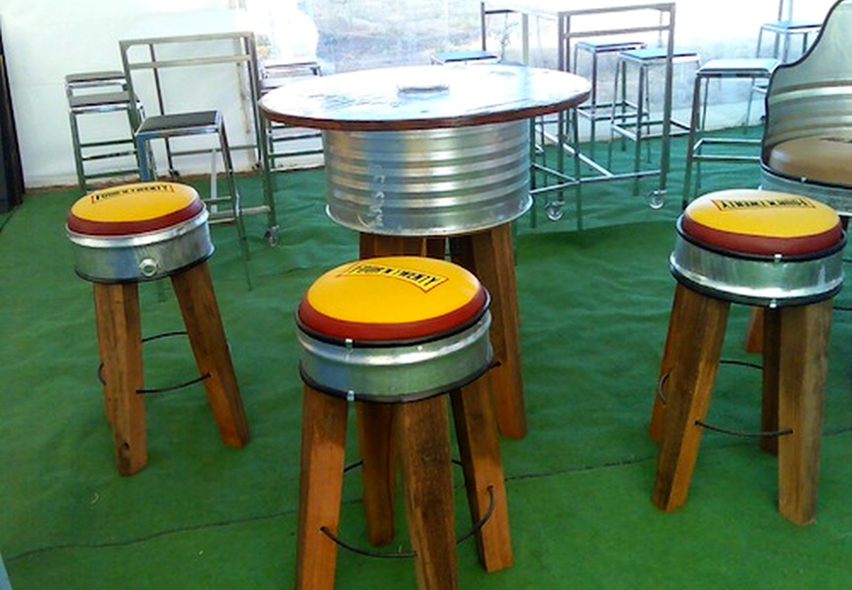 12 ways to transform reclaimed oil barrels into winsome furniture