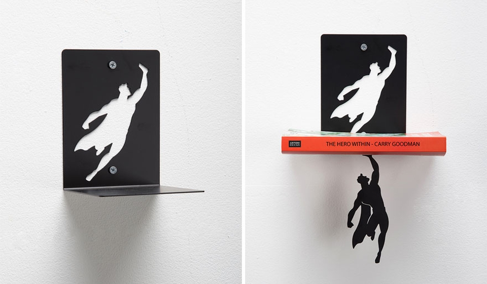 Book & Hero Bookend