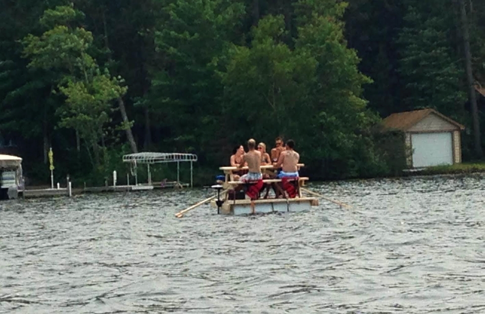 Floating Picnic Table