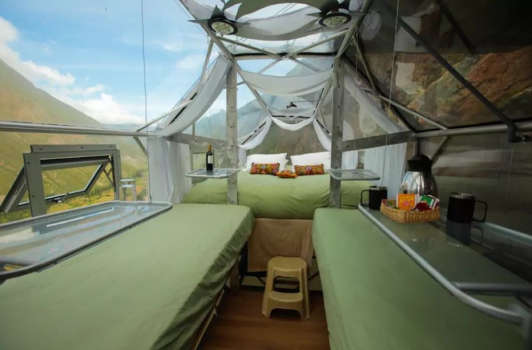 Natura Vive Skylodge Adventure Suites in Peru Hang High on a Cliff