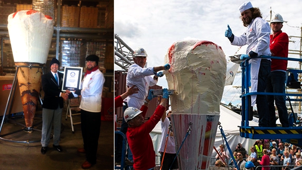 World Record for the Tallest Ice Cream Cone
