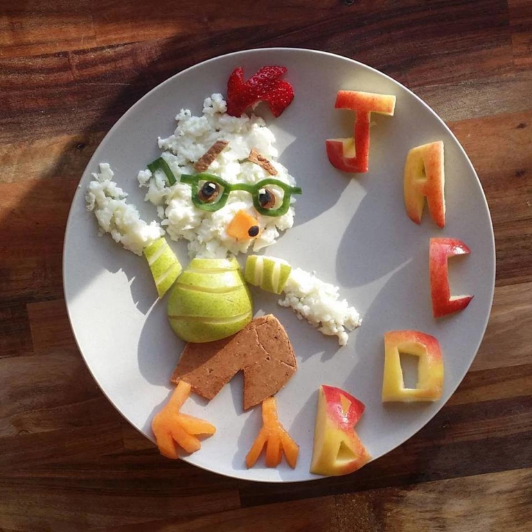 Food Art of famous cartoon characters by Aussie Mum to let her son eat ...