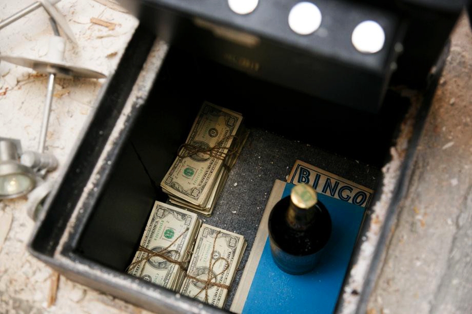 Couple discovers a mystery safe under kitchen floor